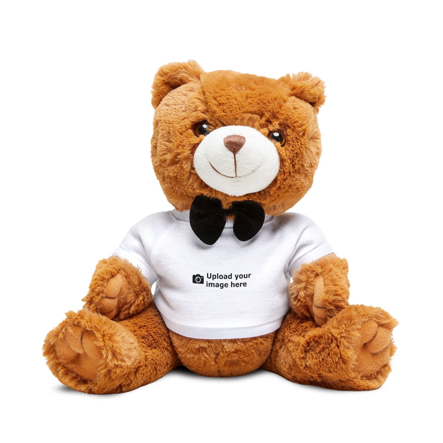 Personalized Teddy Bear with Custom T-Shirt — Plush Gift for Kids, Valentines & Anniversaries