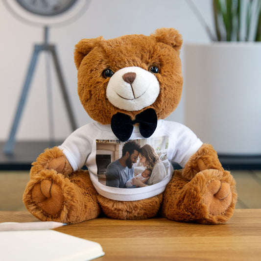 Personalised Teddy Bear with Custom T-Shirt